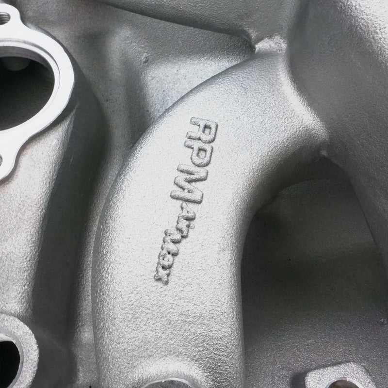 Proflow Intake Manifold, AirMax, Dual Plane, For Holden Commodore V8, VN Heads 253, 304, 308, Aluminium, Natural, Square Bore - PFEM7594