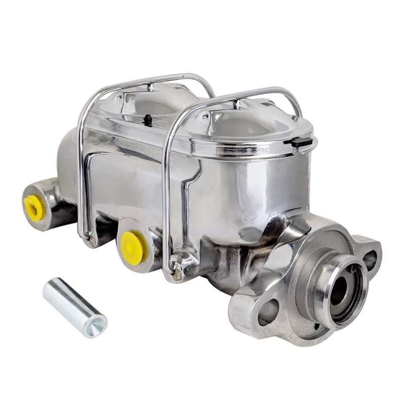 Proflow Master Cylinder, GM Universal Cast Iron, Polished, 1.1.25in. Bore, Dual Bowl, Ports both sides, Each - PFEMC2912CH PFEMC2912CH