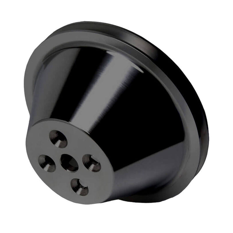Proflow Pulley, V-Belt Water Pump BB Chev Short Water Pump 1-Groove, Black Aluminium - PFEP8840BK PFEP8840BK