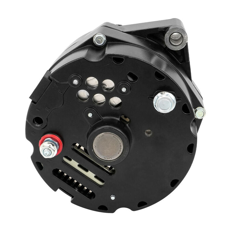 Alternator Power Spark, 140 Amp 1-Wire, Internal Regulator, Black, V-Belt, Chev, Holden, Commodore, Torana, Each - PFEPM37293BK