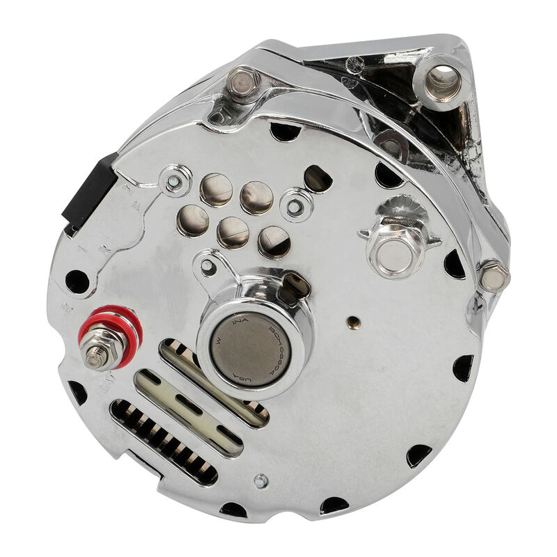 Proflow Alternator Power Spark, 140 Amp 1-Wire, Internal Regulator, Chrome, V-Belt, Chev, For Holden Commodore, Torana - PFEPM37293