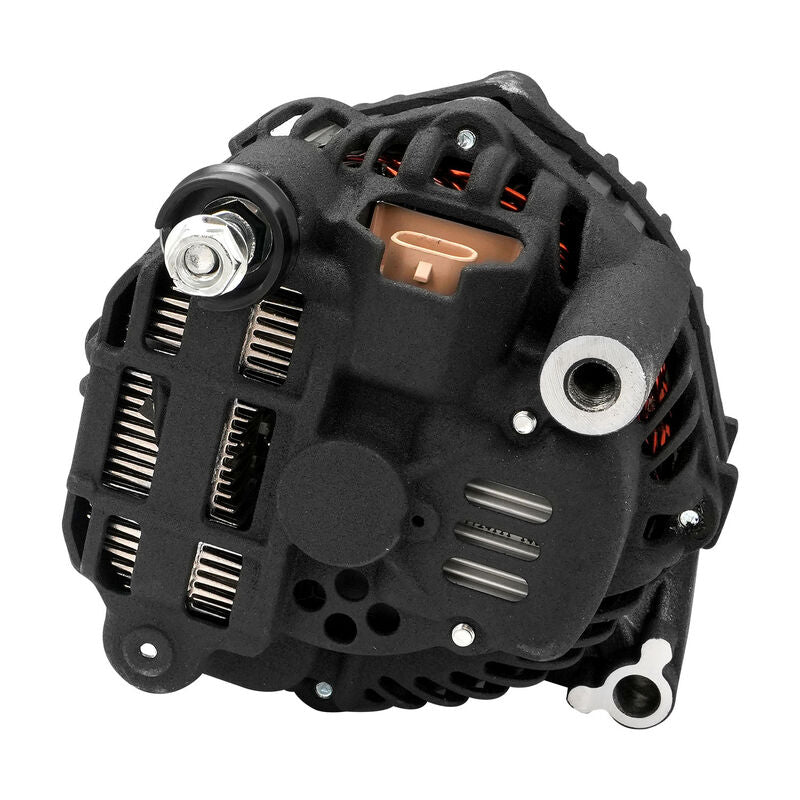 Proflow Alternator Power Spark, 140 Amp, For Holden Commodore LS 6.0 VE/VF, Internal Regulator, Black, Serpentine Pulley, - PFEPM38270BKW