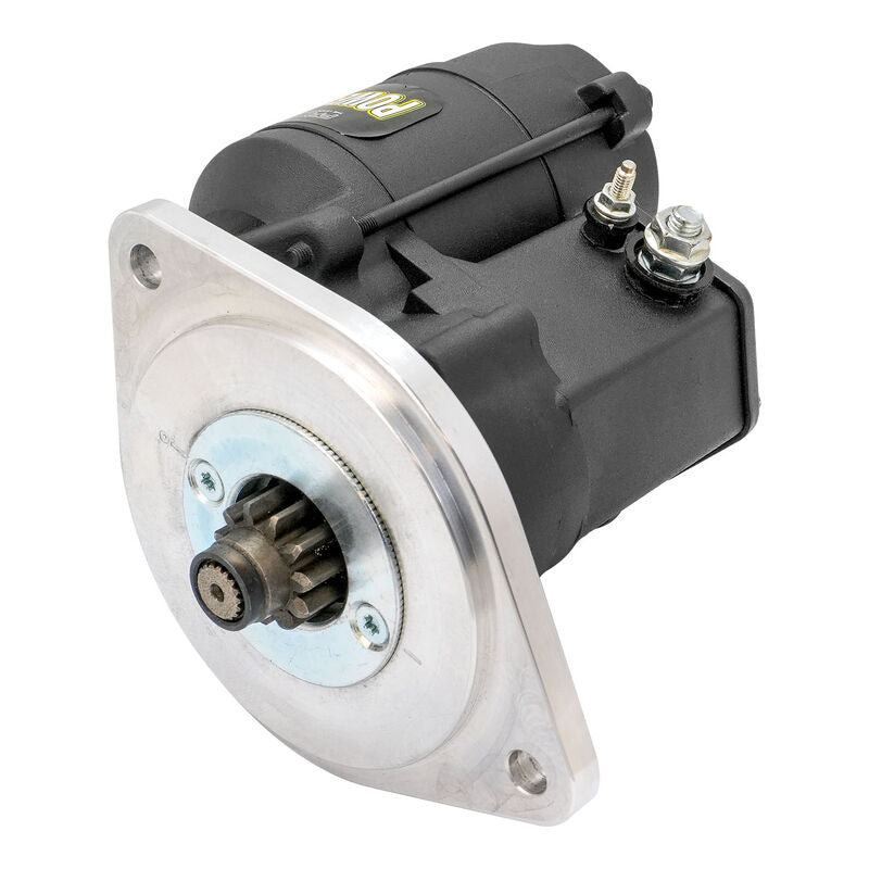 Proflow Starter Motor Power Torque Mini, SB For Ford 289, 302, 351 Windsor & Cleveland, Automatic Transmission 1.4kw, 4.40 Ratio, Black Wrinkle, Each - PFEPM9503 PFEPM9503