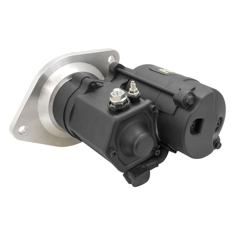 Proflow Starter Motor Power Torque Mini, SB For Ford 289, 302, 351 Windsor & Cleveland, Automatic Transmission 1.4kw, 4.40 Ratio, Black Wrinkle, Each - PFEPM9503