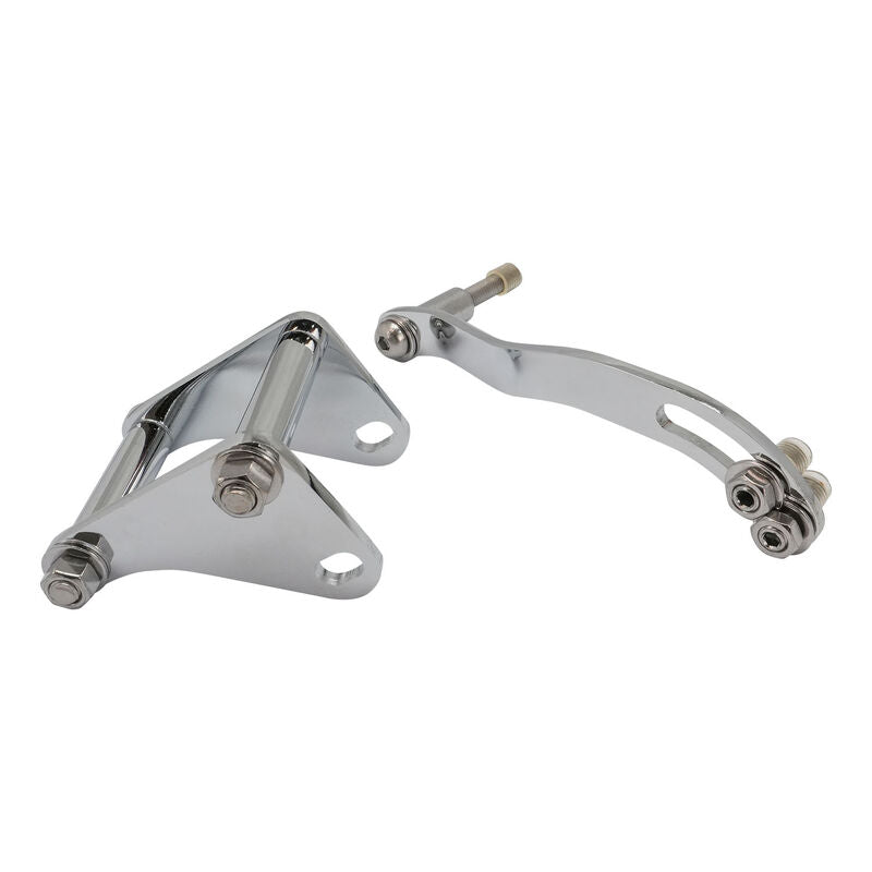 Proflow Power Steering Pump Bracket Mounting BB Chev Short Water Pump kit, Chrome - PFEPSB570C PFEPSB570C