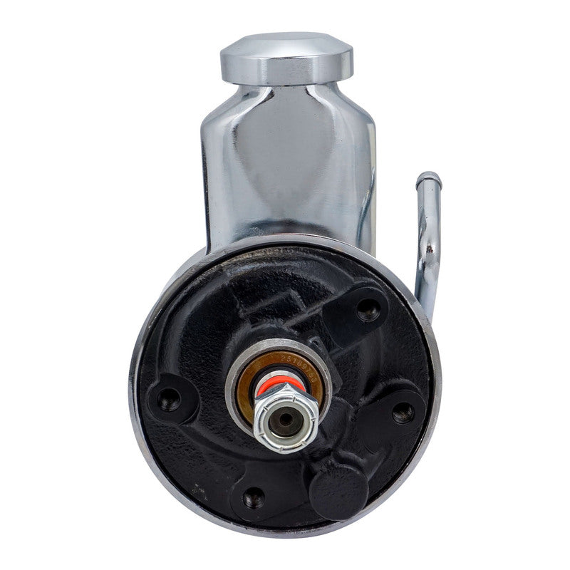 Proflow Power Steering Pump, Saginaw P Series, Reservoir, Keyway V Pulley Style, Chrome, Each - PFEPSP100C PFEPSP100C