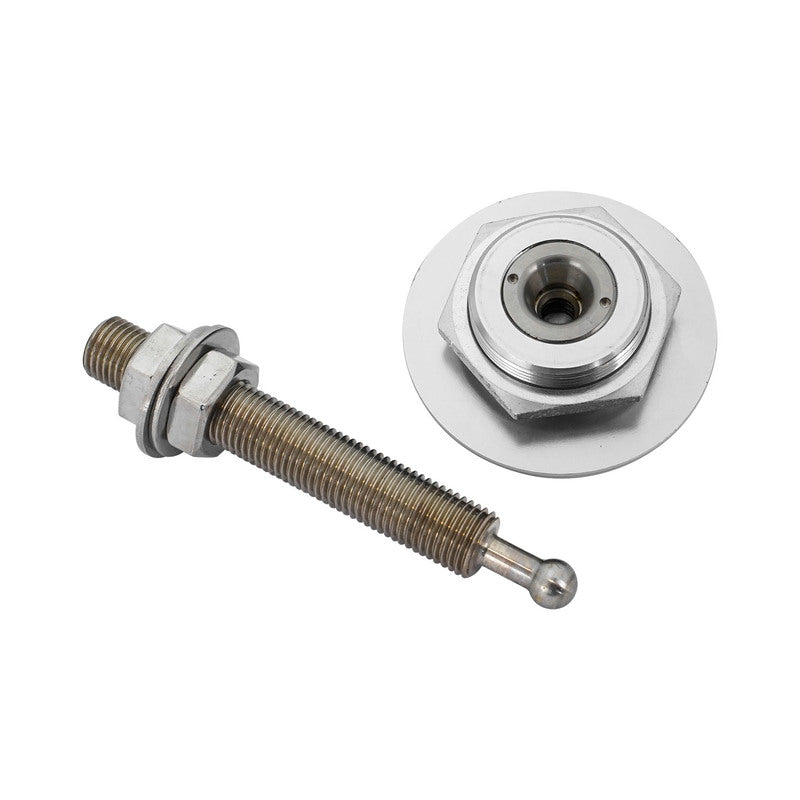 Proflow Quick Release Pro Latch 45mm Fastener, Billet Aluminium, Polished, Kit - PFEQL15