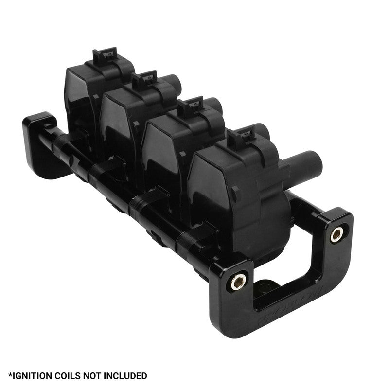 Proflow Ignition Coil Relocation Brackets, LS1/LS2/LS3, Billet Aluminium, Black Anodised, Pair - PFERC-900BK