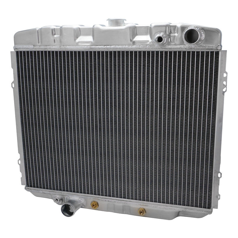Proflow Radiator, OEM Style, Performance Aluminium Upgrade, For Ford Falcon/Fairlane GT Style, ZC ZD - XW XY 302/351C, 3/8NPT & 1/4NPT Ports , Each - PFERDFD0777-PORTS PFERDFD0777-PORTS