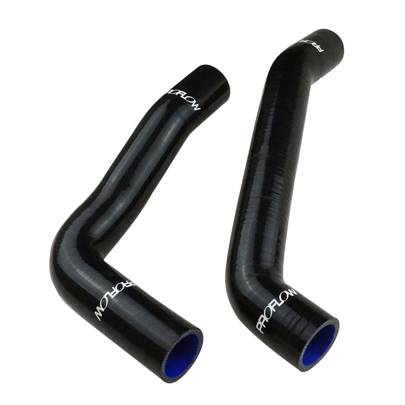 Proflow Radiator Hose Kit, Silicone, Black, 5mm wall, 4 ply, For Holden V8 253 308 HQ HJ HX HZ, Kit - PFERHK102 PFERHK102