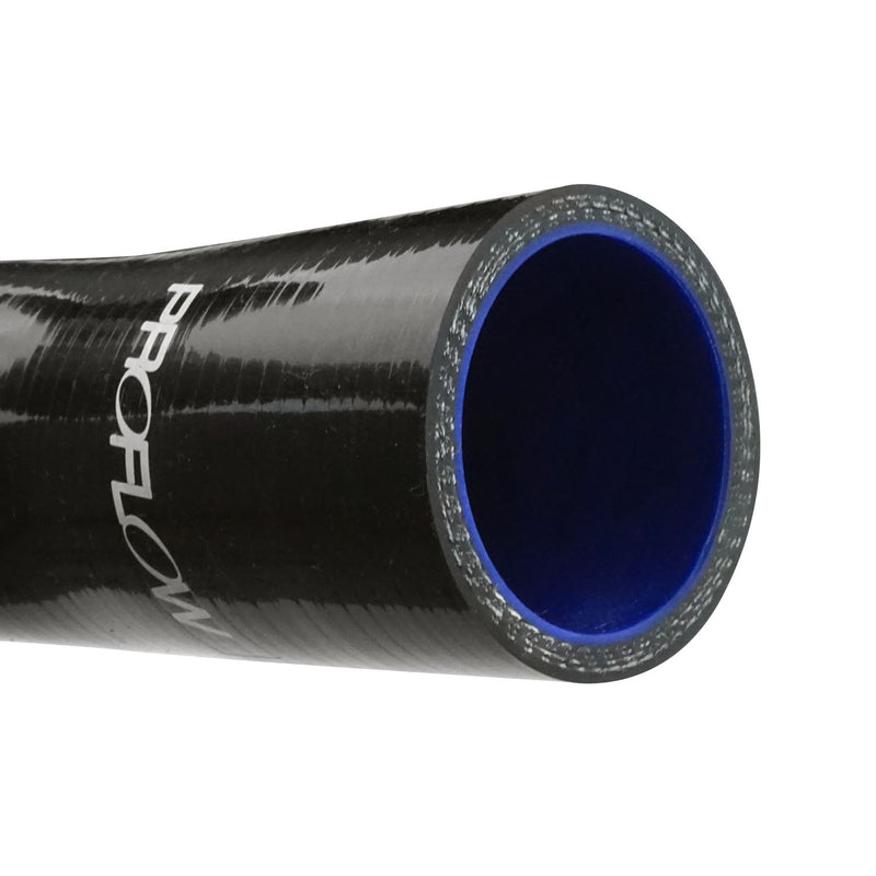 Proflow Radiator Hose Kit, Silicone, Black, 5mm wall, 4 ply, For Holden Chevrolet 350 327 HQ HJ HX HZ, Kit - PFERHK103
