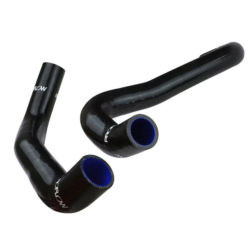 Proflow Radiator Hose Kit, Silicone, Black, 5mm wall, 4 ply, For Holden Commodore VZ/VE LS2, Same as CH4127, CH4128, Kit - PFERHK107