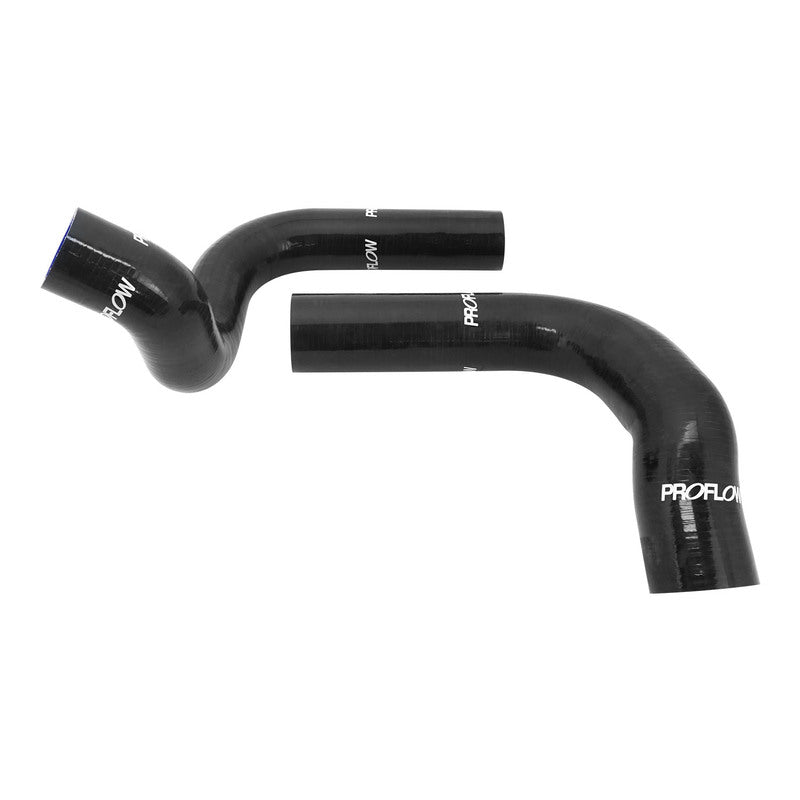 Proflow Radiator Hose Kit, Silicone, Black, 5mm wall, 4 ply, For Ford XW XWGT ZC 351 Windsor, RH Inlet Water Pump, Kit - PFERHK304