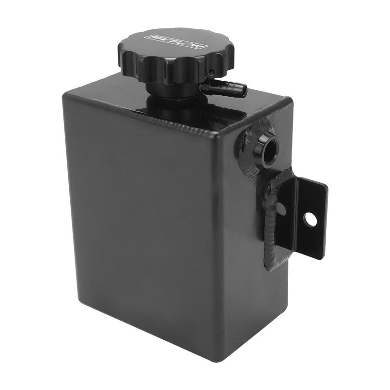 Proflow Radiator Expansion / Overflow Tank Fabricated Aluminium, 1.4L, 150mm (H) x 120mm (L) x 80mm (W), Square, Black - PFERO4BK PFERO4BK