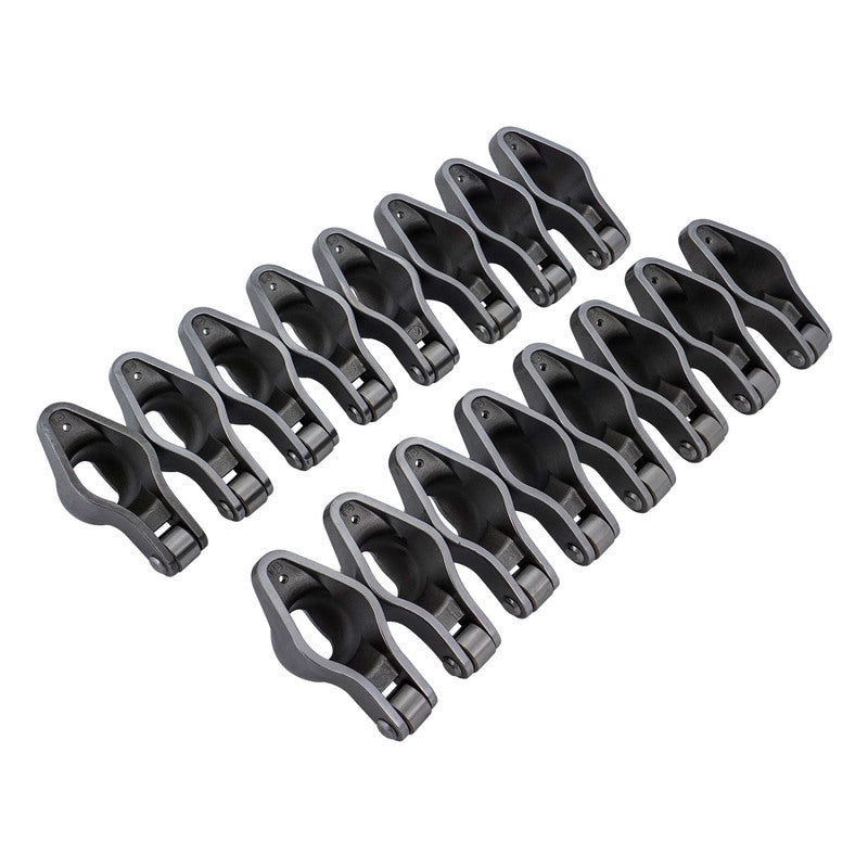 Proflow Pro OE Style Upgrade Rockers SB Chev, Holden Chevrolet,1.5 Ratio, 3/8 Stud, 4340 Alloy Steel Roller Tip, Includes Fulcrums & Posi Locks, Kit - PFERRK-3002
