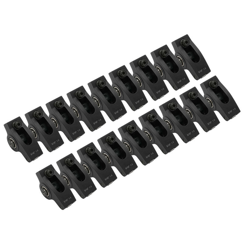 Proflow Pro 2024 Series, Large Body Roller Rockers, SB Ford 5.0 351W, Late Model 1.60 Ratio, 5/16 Bolt On Adjustable, Direct Fit, Aluminium 2024, Set - PFERRK-4114 PFERRK-4114