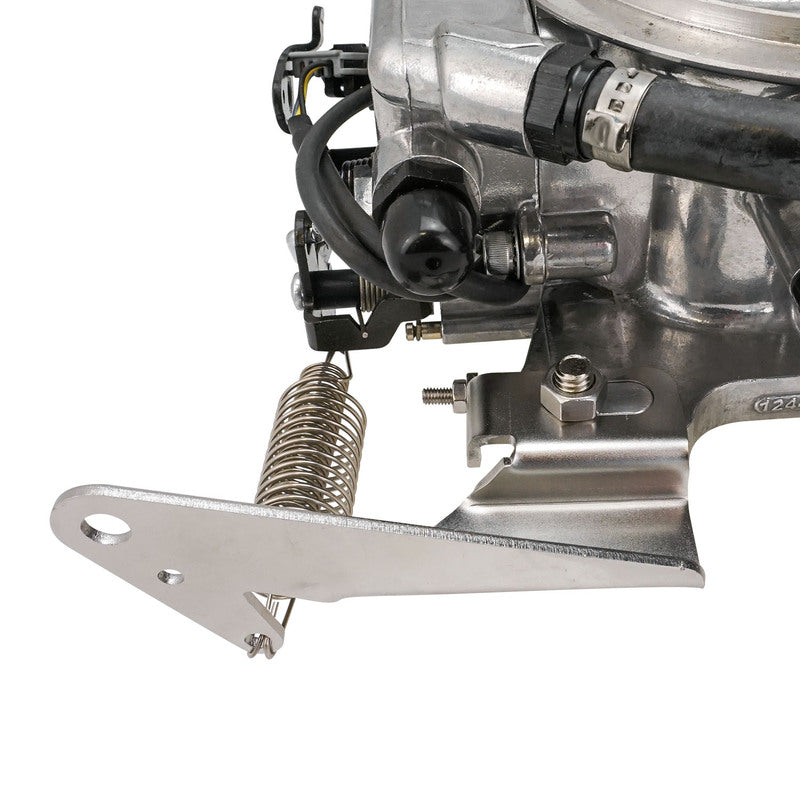 Proflow Throttle Cable Bracket, Holley Sniper EFI Fuel Injection, Black Stainless Steel, Each - PFETCSB-SNIP-BK