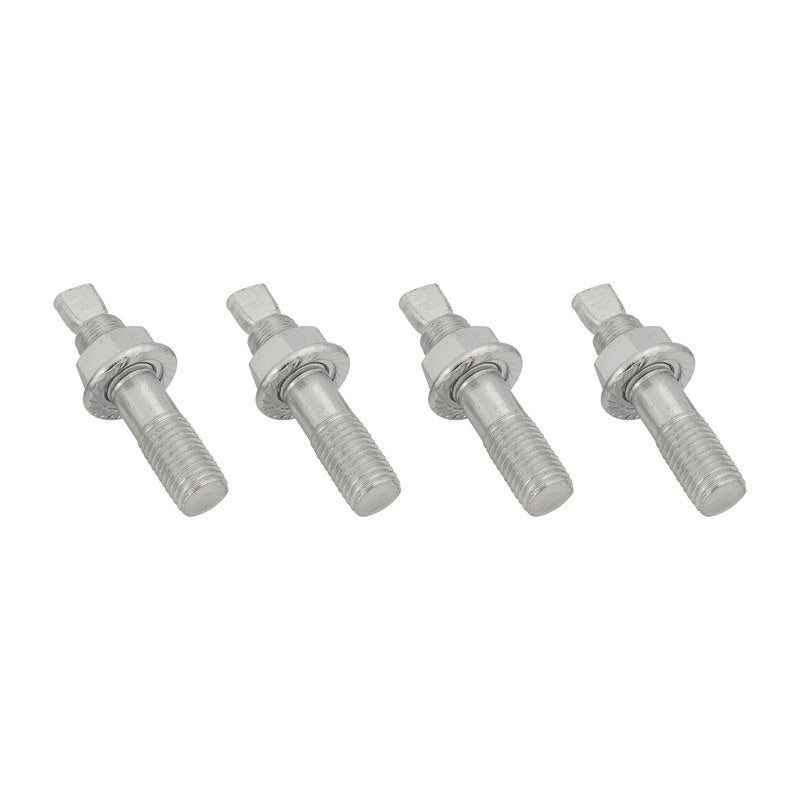 Proflow Turbocharger Studs, Hex Nuts, M10x1.25 x 45mm, Stainless Steel, Natural, Set of 4 - PFETFS45M10 PFETFS45M10