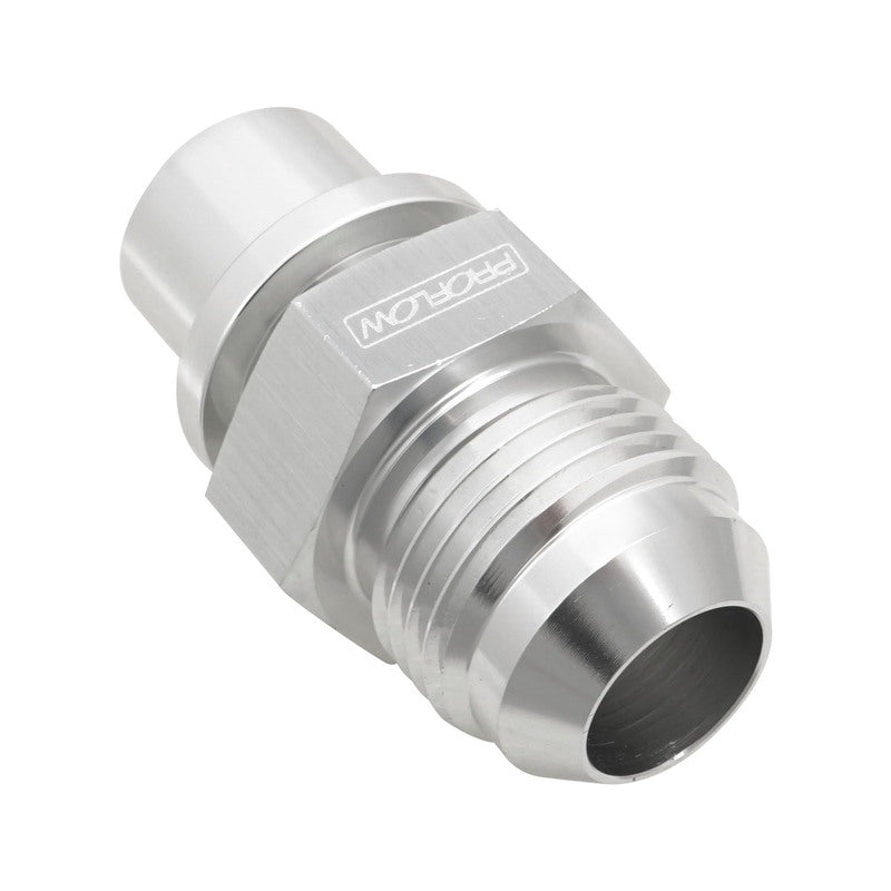 Proflow Thermostat Housing Fitting Adaptor, Suit Ford Falcon Barra 4.0L, AN10, Silver, Each - PFETH-825S PFETH-825S