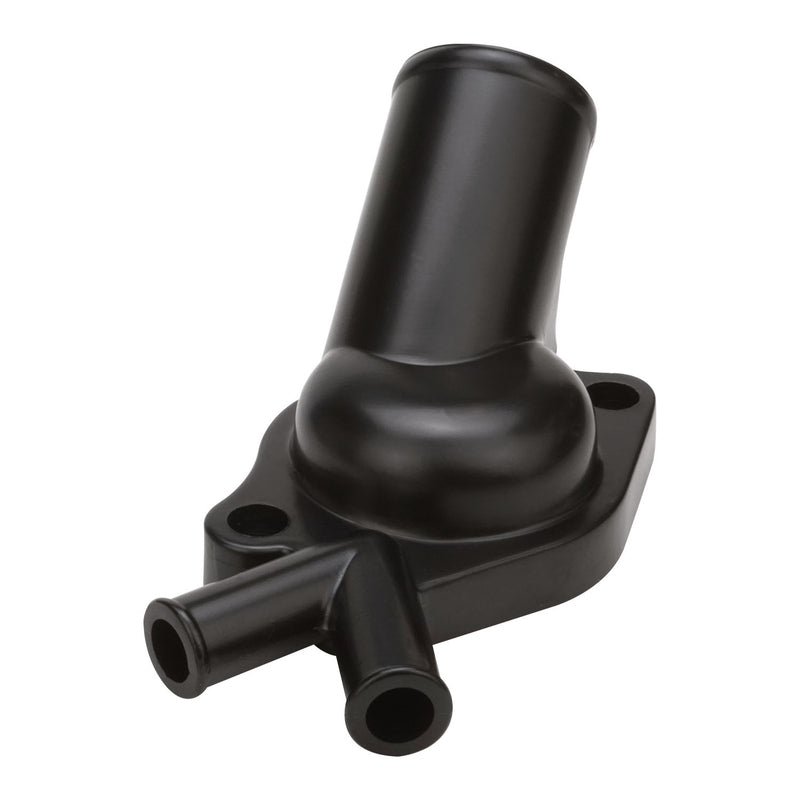 Proflow Aluminium Water Neck Black For Holden Commodore V8 Dual Outlet - PFETH-R1935-BK