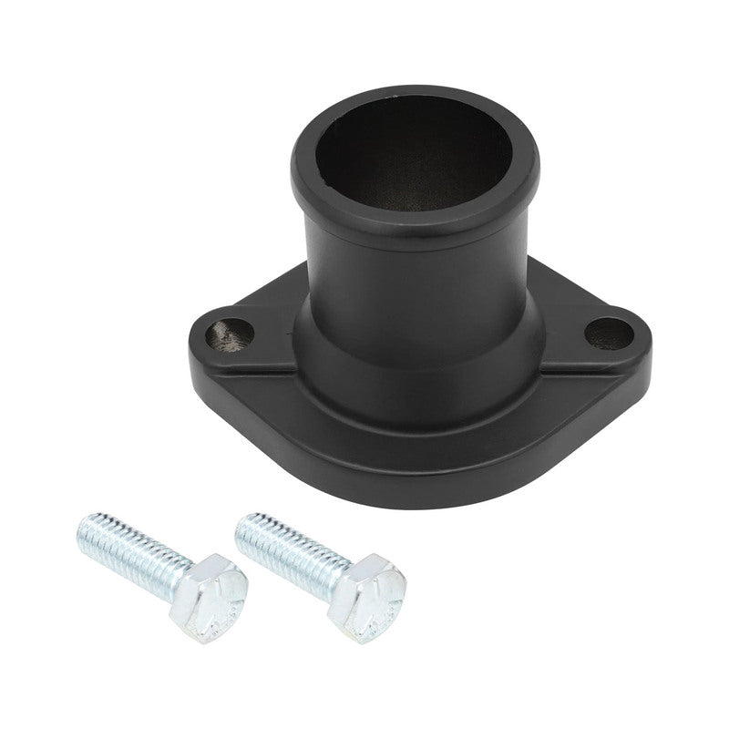 Proflow Aluminium Water Neck, For Ford 351C O'Ring Style Black, Each Zinc - PFETH-R7262-OBK