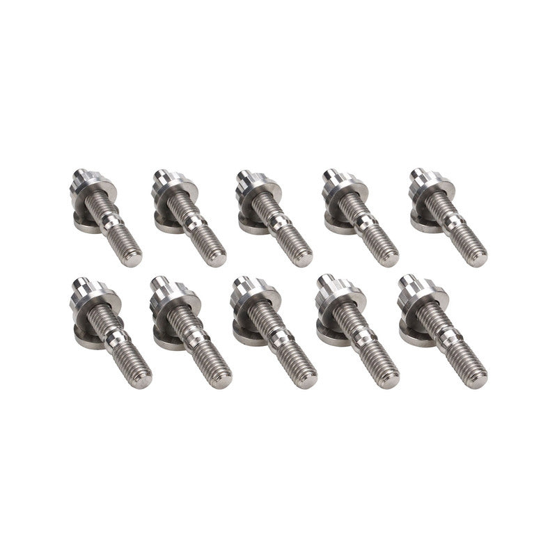 Proflow Exhaust Manifold Stud Kit, Titanium, For Honda, Civic, B, D, H Series, M8x1.25 - PFETI-EXSTUD-HON PFETI-EXSTUD-HON