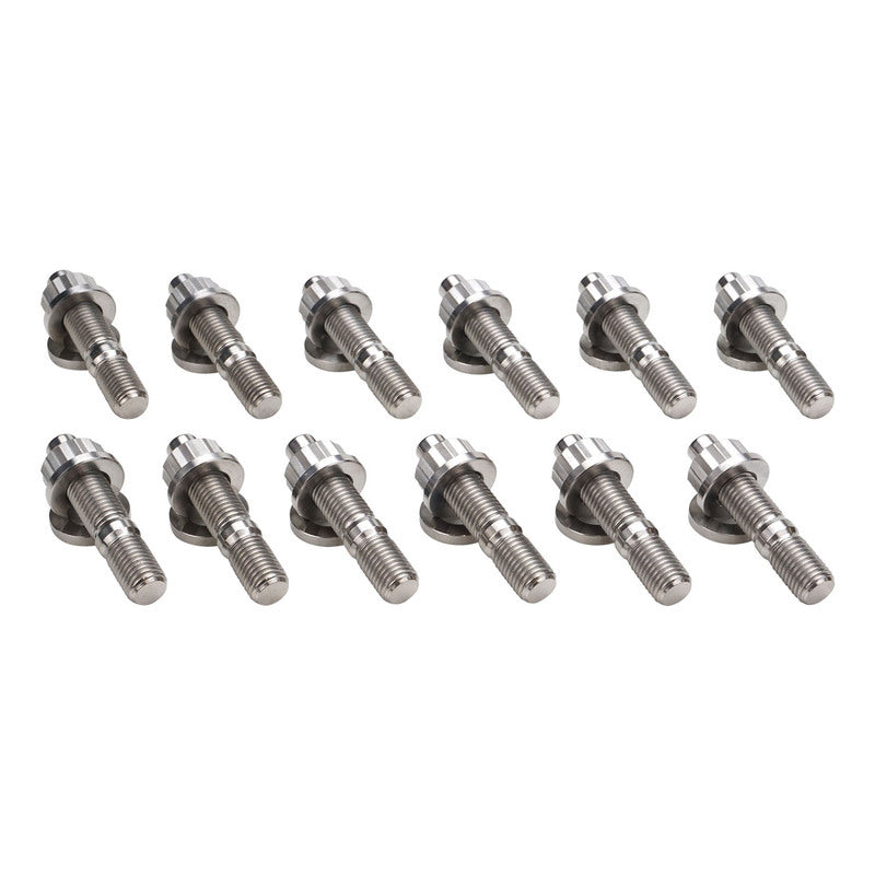 Proflow Exhaust Manifold Stud Kit, Titanium, For Nissan, TB45/TB48, Patrol, M10x1.25mm - PFETI-EXSTUD-TB45 PFETI-EXSTUD-TB45