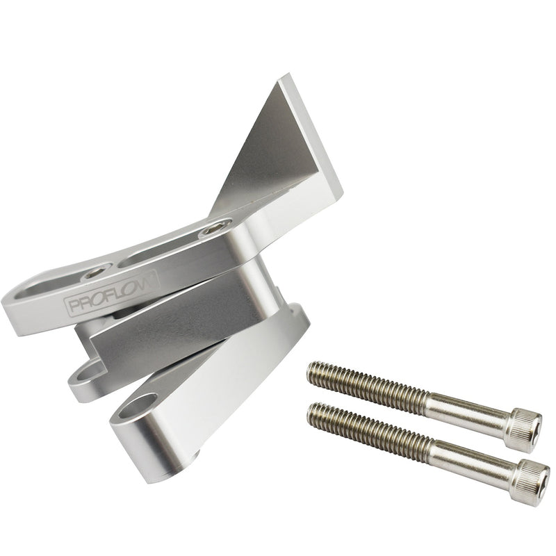 Proflow Timing Pointer, Billet Aluminium, Adjustable, For Ford SB 302-351W, 2 O'clock Position, Polished - PFETP-202S PFETP-202S