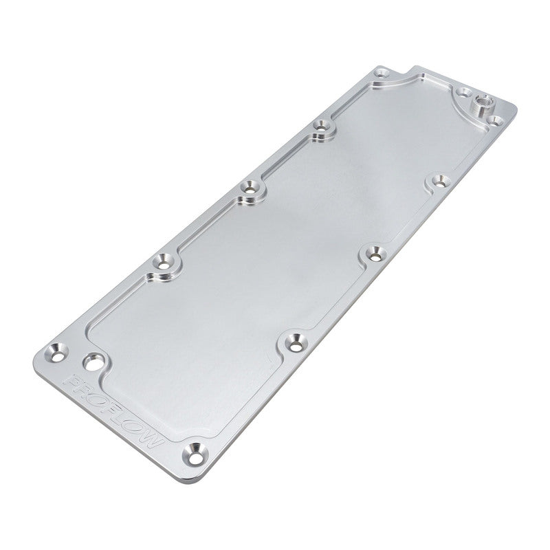 Proflow Engine Valley Cover, LS2/LS3, DOD Delete, Billet Aluminium, Low Profile, Polished - PFEVC-800 PFEVC-800