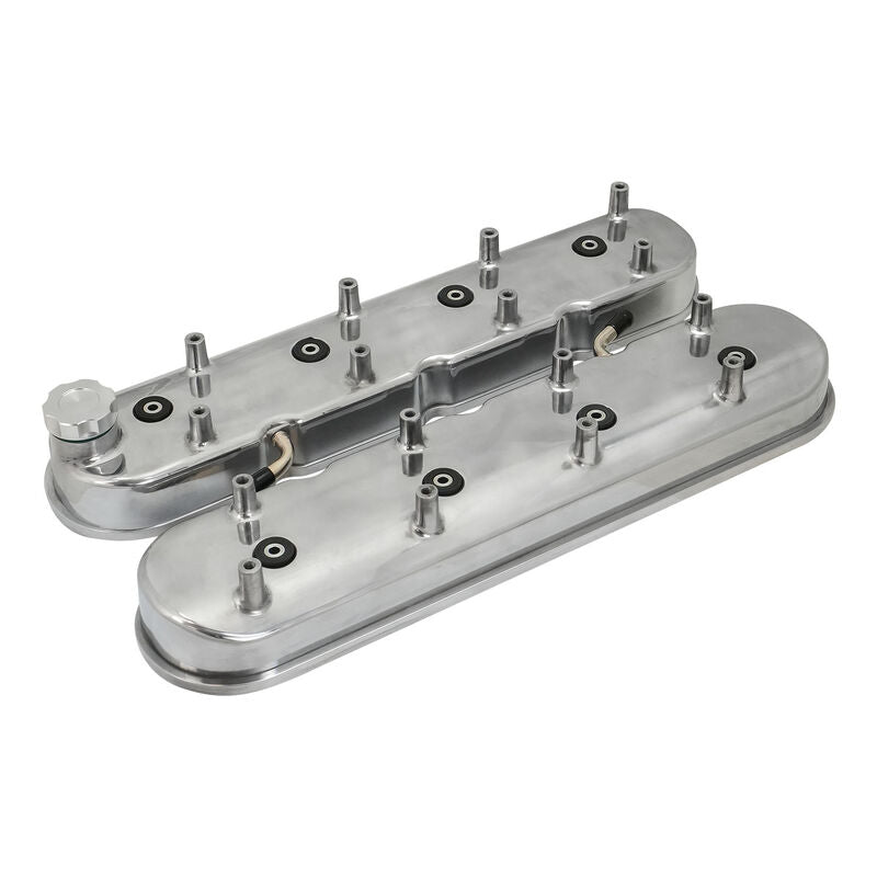 Proflow Valve Covers, For Holden/Chev Commodore LS, Cast Aluminium, With Coil Mounting Post, Polished, Set - PFEVC-8578P PFEVC-8578P
