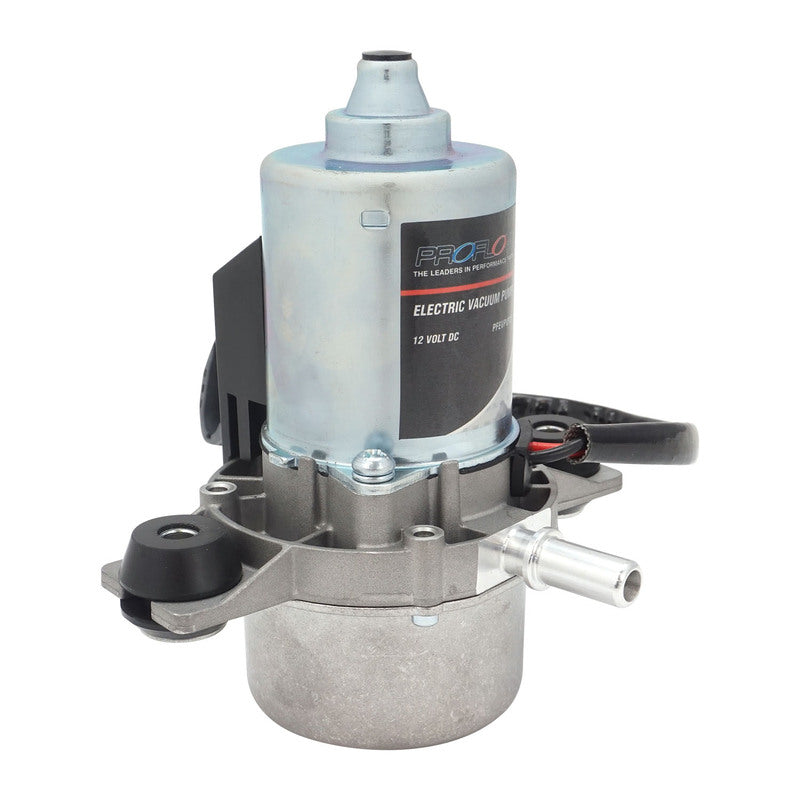Proflow Universal Electric Brake Vacuum Pump Kit, UP28 Vacuum Pump, 12V Switch, Steel Bracket, Check Valve, Hose - PFEVPUP28-KIT