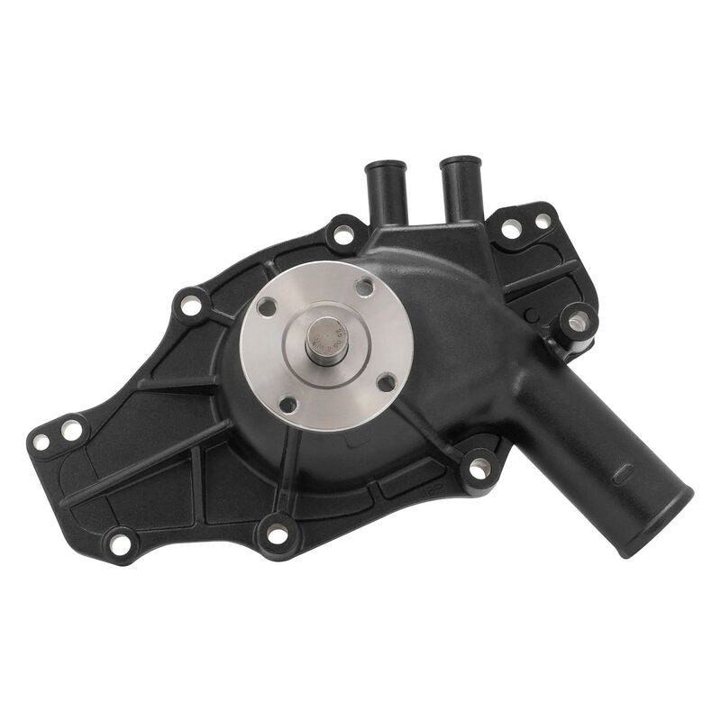 Proflow Water Pump Black Aluminium Ultra Cool Holden, Commodore V8-253-308 Red & Blue Engine Short Style Pump, Each - PFEWP-0023BK