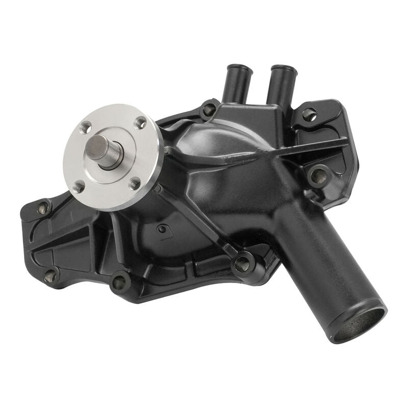 Proflow Water Pump Black Aluminium For Holden Commodore V8-253-308, 304 Blue & Black Engine Long Style Pump, Each - PFEWP-005BK PFEWP-005BK
