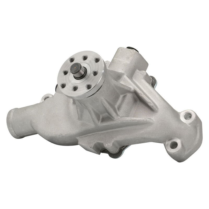 Proflow Replacement Water Pump, Cast Aluminium Ultra Cool, SB Chev, Short Style, Satin Finish, Each - PFEWP-9208 PFEWP-9208