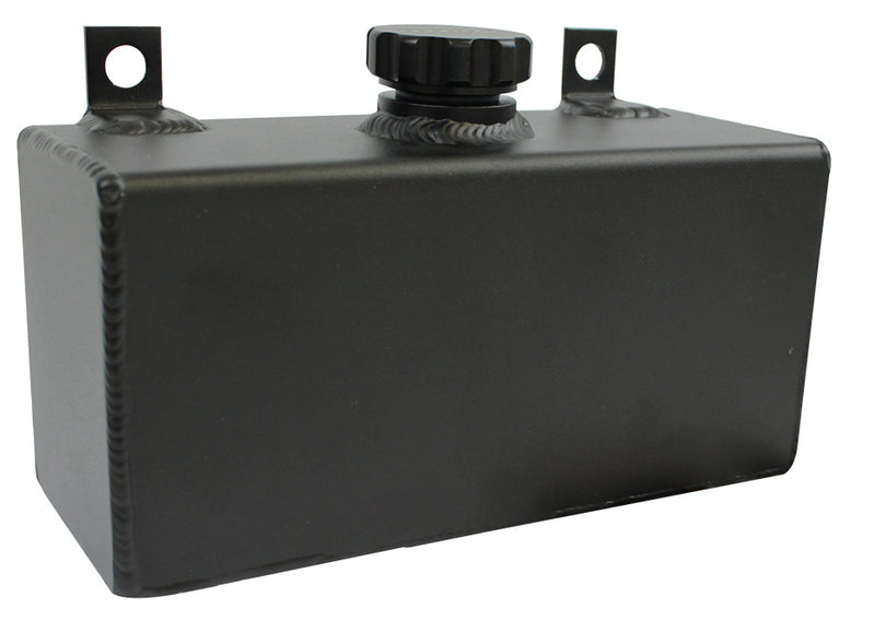 Proflow Windshield Washer Reservoir, Universal, Fabricated Aluminium 100x 210 x 82mm, Black Anodised - PFEWTH2BK PFEWTH2BK