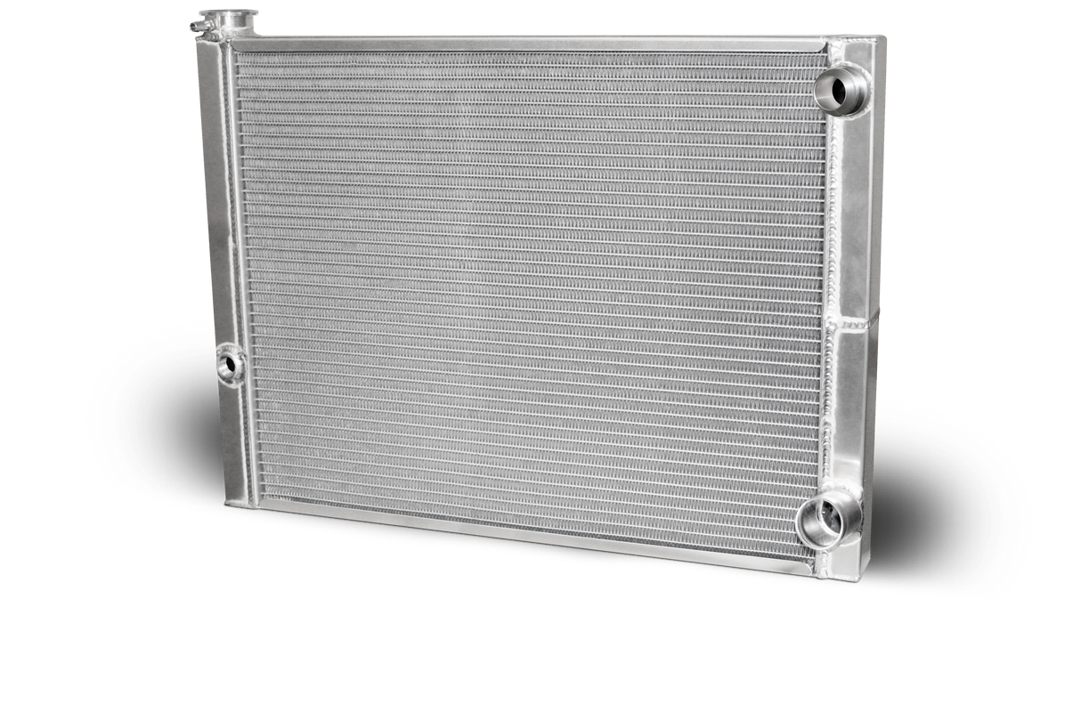 AFCO Double Pass Radiator Chevy 27.5 X 19 X 1.50 Core -20 Male Inlet - 80185NDP-20 80185NDP-20
