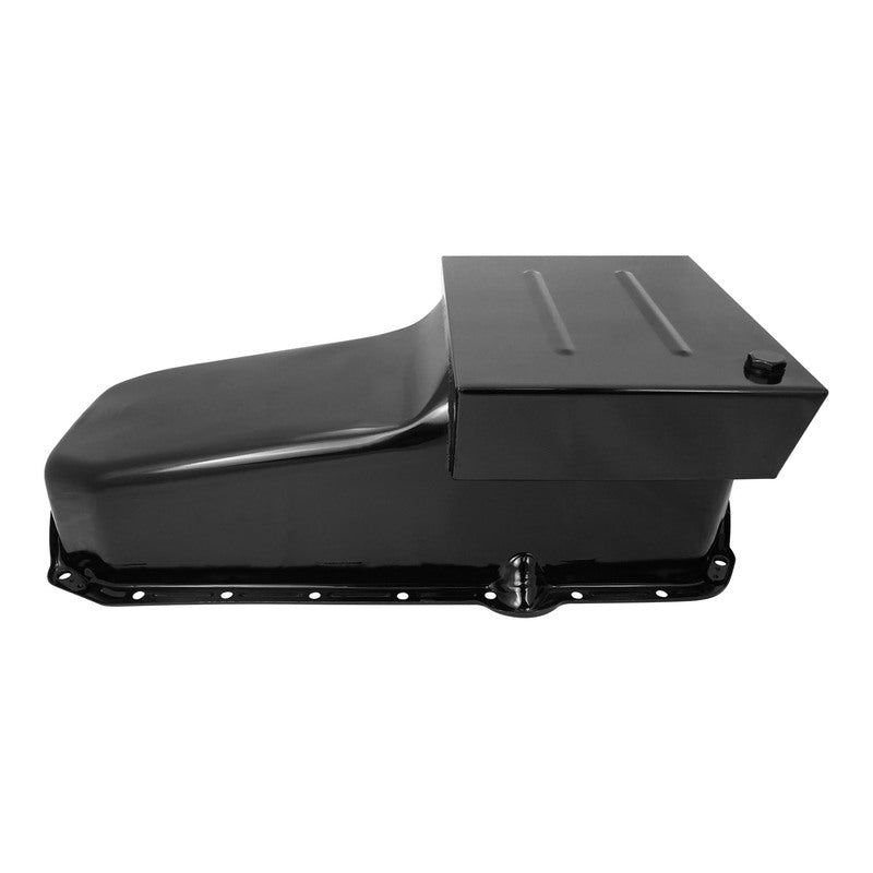 RTS Oil Pan, SB Chev, SHP Block, Right side Dipstick, 427 Stroker, Steel Black, Windage Tray, Crank Scraper, Suit HQ-WB Holden, each - RTS-2201-SHP
