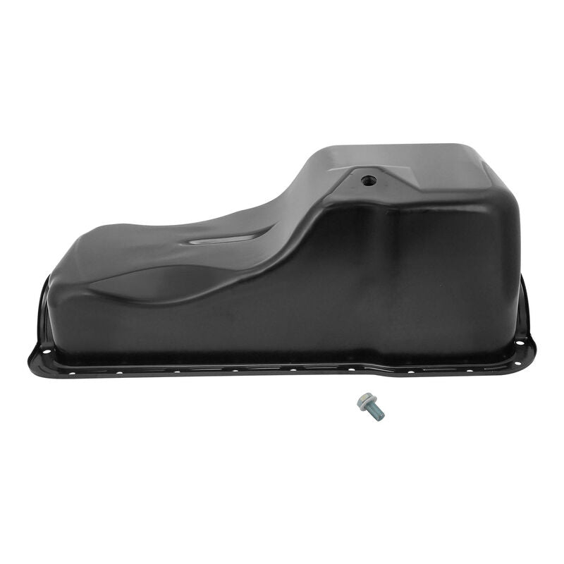 RTS Oil Pan Sump, Steel, Black Finish, Replacement, SB For Ford Falcon 289, 302 Windsor, Each - RTS-25-9078BK