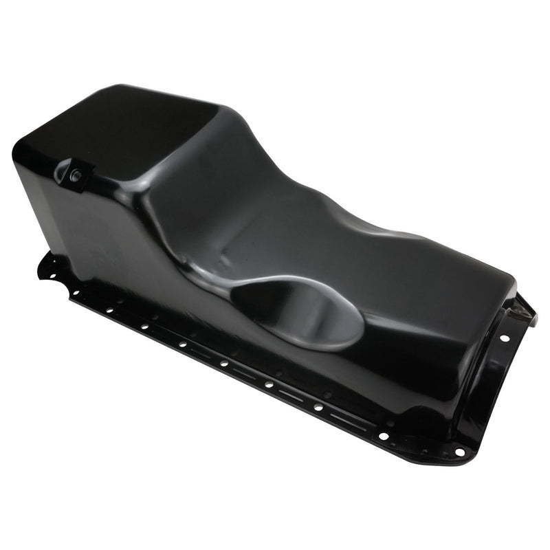 RTS Oil Pan Sump, Steel, Painted Black Finish, Replacement, BB Chev Holden, 396-454, 65-90 Mark IV, Each - RTS-25-9294BK RTS-25-9294BK