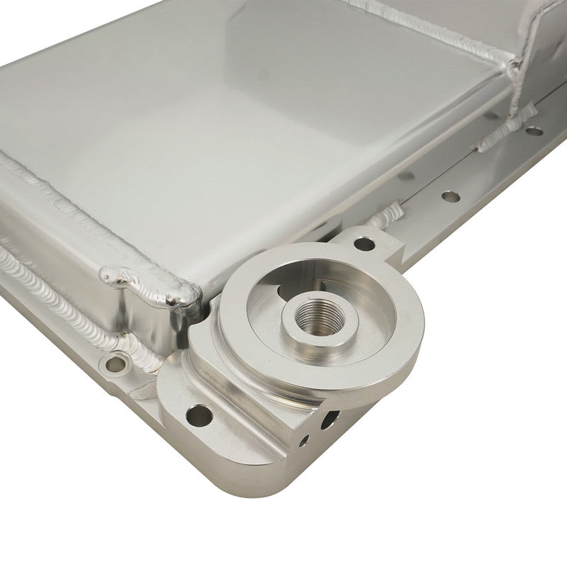 RTS Oil Pan, Aluminium Fabricated Pan, Front Sump, Chev/Holden Commodore LS, 427 Stroker, Remote Mount Filter, Pick Up, Kit - RTS-3003-ALUM