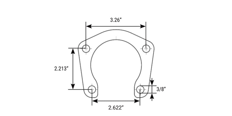 RTS Axle Retainer Plate, Ford 9 Inch With Holden Commodore HQ-WB / VB-VS Disc Brake With Ford Big Bearing, Steel, Black Oxide, Pair - RTS-4057