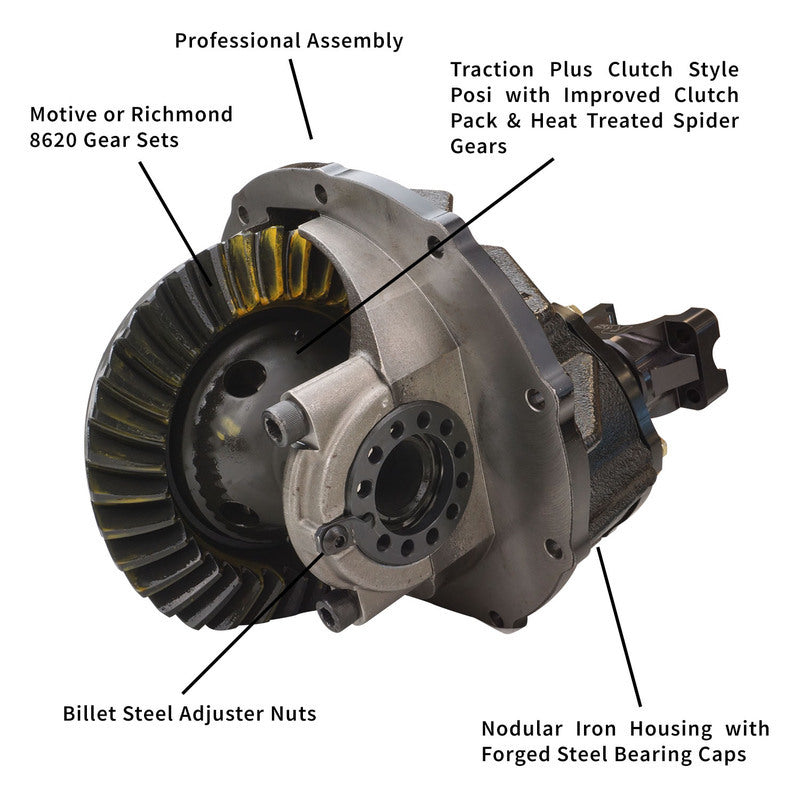 RTS Ford 9 Inch 28 Spline True Grip Pro, Nodular Case, Complete Centre Section, 3.50:1 Gear Set, Assembly - RTS-CCSN-350-28S-TG