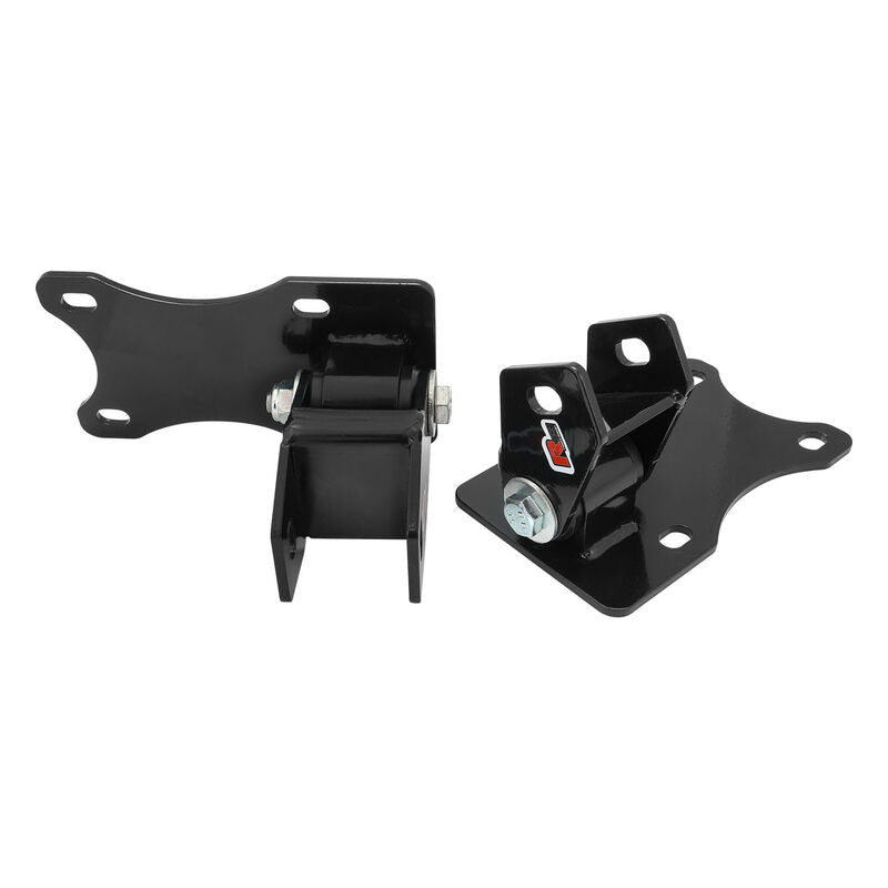 RTS Power Mount, Engine Mount, Engine Sway, GM LS ,into Holden HQ to WB , Black/Black Polyurethane , Set - RTS-EMP006