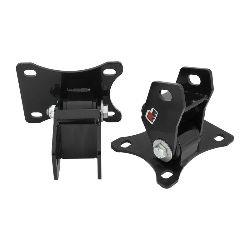 RTS Power Mount, Engine Mount, Engine Swap, GM LS, into Commodore VB-VS, Black/black Polyurethane , Set - RTS-EMP010