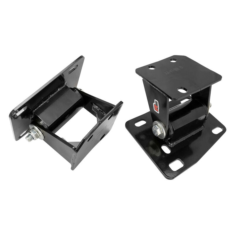 RTS Power Mount, Engine Mount, Engine Swap, Ford BB 429-460, into Falcon XA-XF, Black/Red Polyurethane, Set - RTS-EMP215