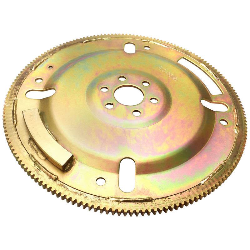 RTS Transmission Flexplate, Gold Zinc, SB Ford Late 5.0 Windsor, 164 Tooth - 50.5 oz/in External ,11.5 Bolt Circle, Each - RTS-FP302L