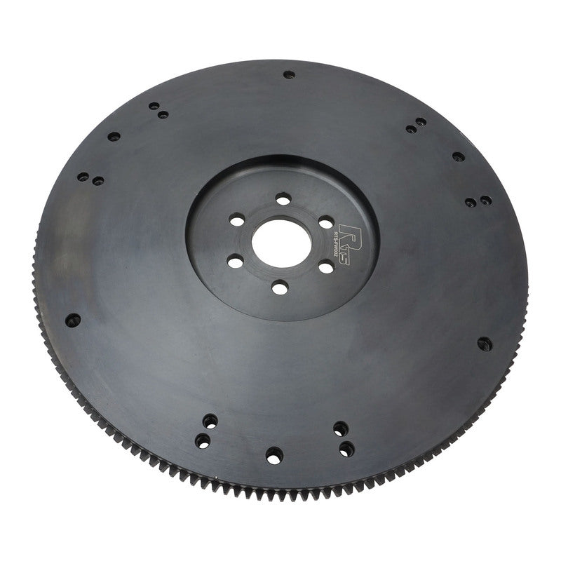 RTS Transmission Flywheel, Billet Steel, Black Oxide, SB Ford V8 289W-302W-351W, 302-351C, 28oz External Balance, 164T, Each - RTS-FW002BLK