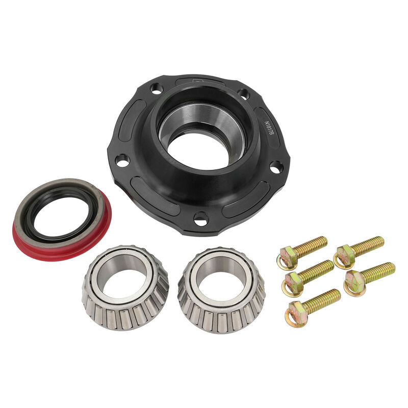 RTS Pinion Support For Ford 8 in. Pinion Support, Billet Aluminium, Street/Strip, Larger HD Bearings, Pinion Seal, Grade 8 Bolts, Black Anodised, Kit - RTS-PK1901 RTS-PK1901