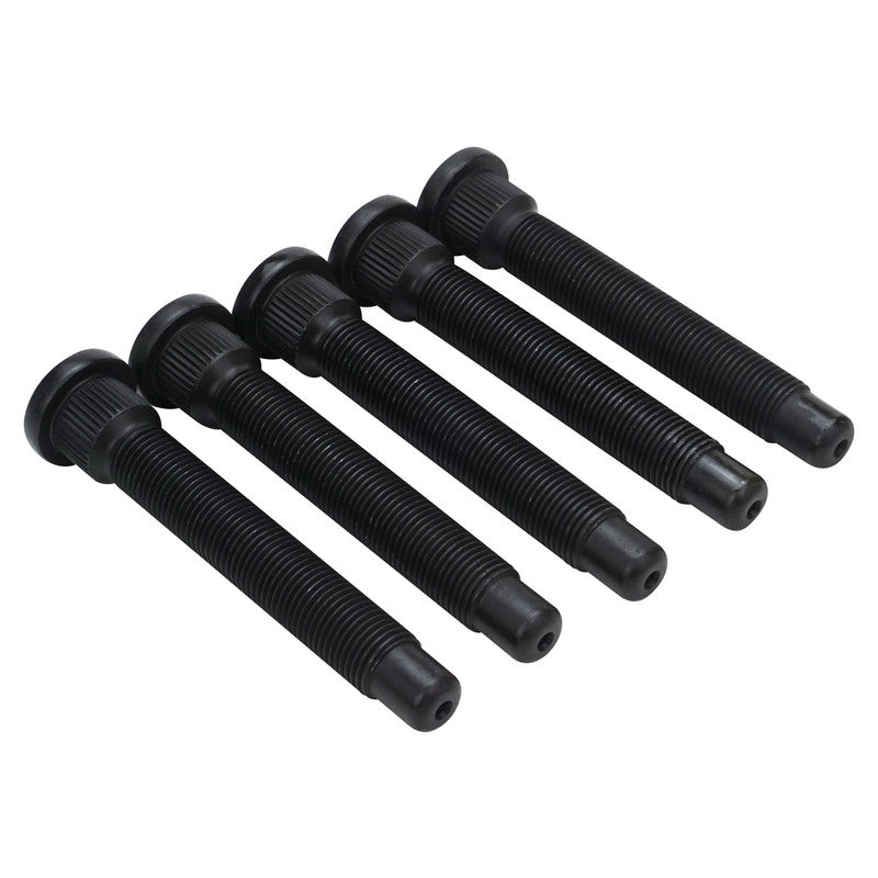 RTS Wheel Studs, Axle Studs, Press-In, 3.200 Inc length, 7/16-20 in. Right Hand Thread, .580 Knurl Dia, Late GM Disc & Drum Brake, Set of 5 - RTS-WS7702 RTS-WS7702
