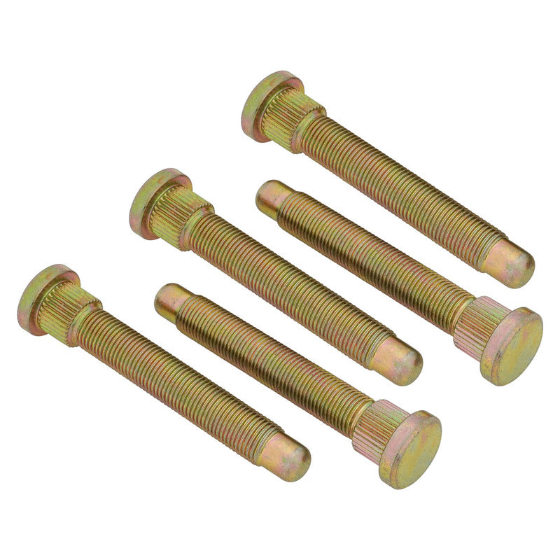 RTS Wheel Studs, Axle Studs, Press-In, 3.200 Inc length,1/2-20 in. Right Hand Thread, .625 Knurl Dia, For Ford, For Chrysler Front, Set of 5 - RTS-WS7703 RTS-WS7703